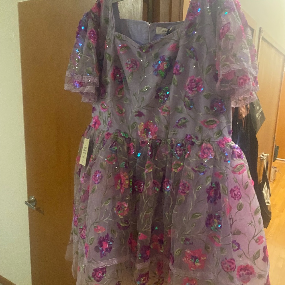 JessaKae Bramble Dress Purple 4x NWT